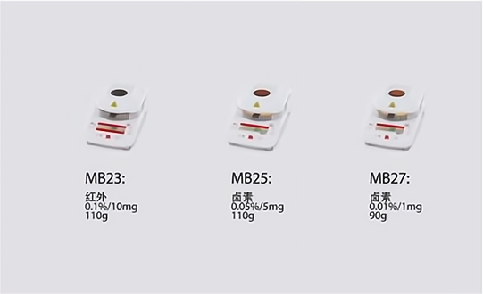 MB23、MB25、MB27水分测定仪基础型